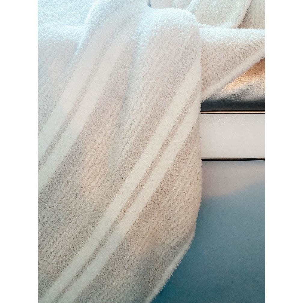 Cream Stripes Blanket